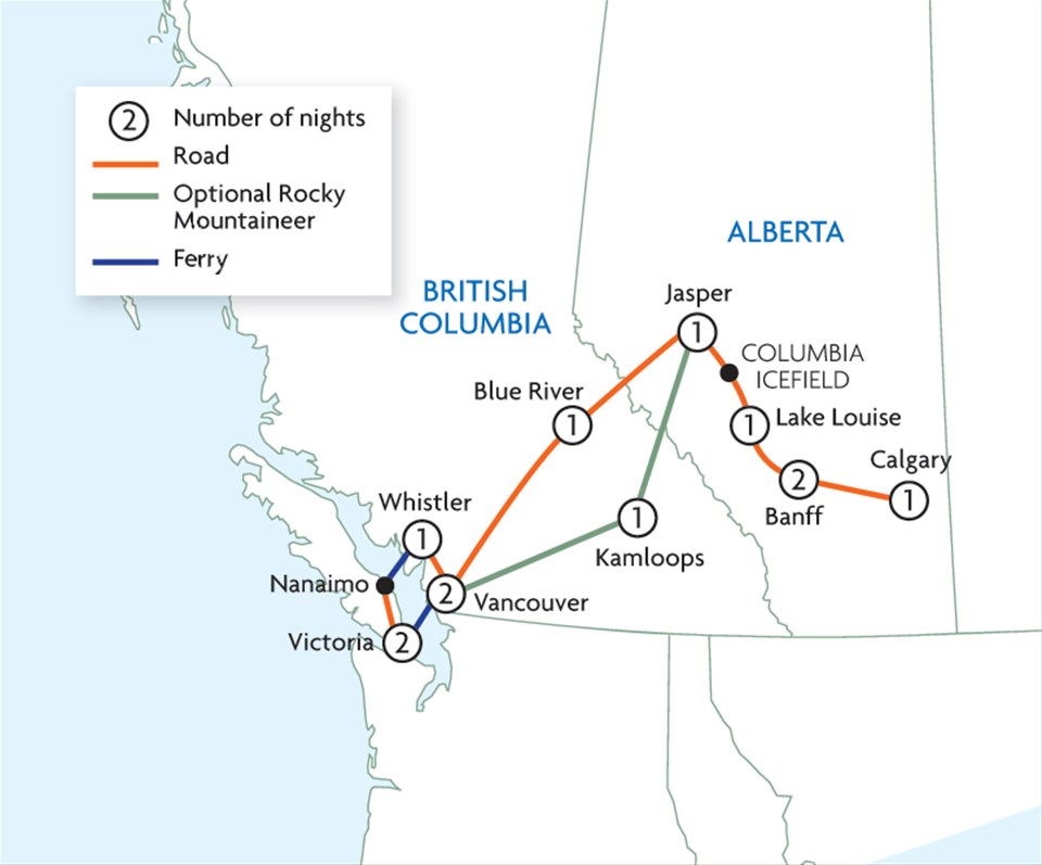 Passage Through The Rockies Tour Trailfinders